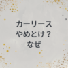 「カーリースはやめとけ」なぜ