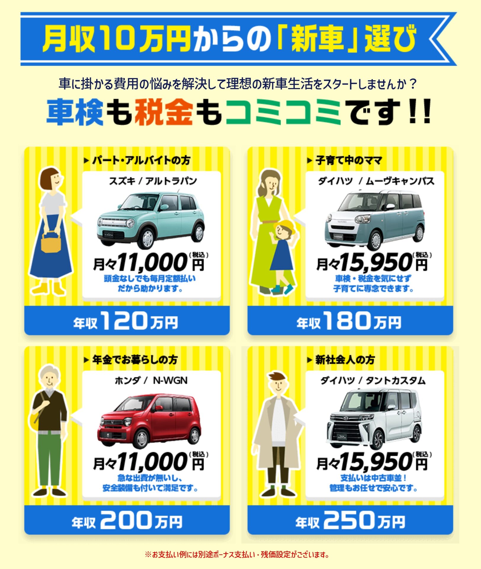 新車市場料金